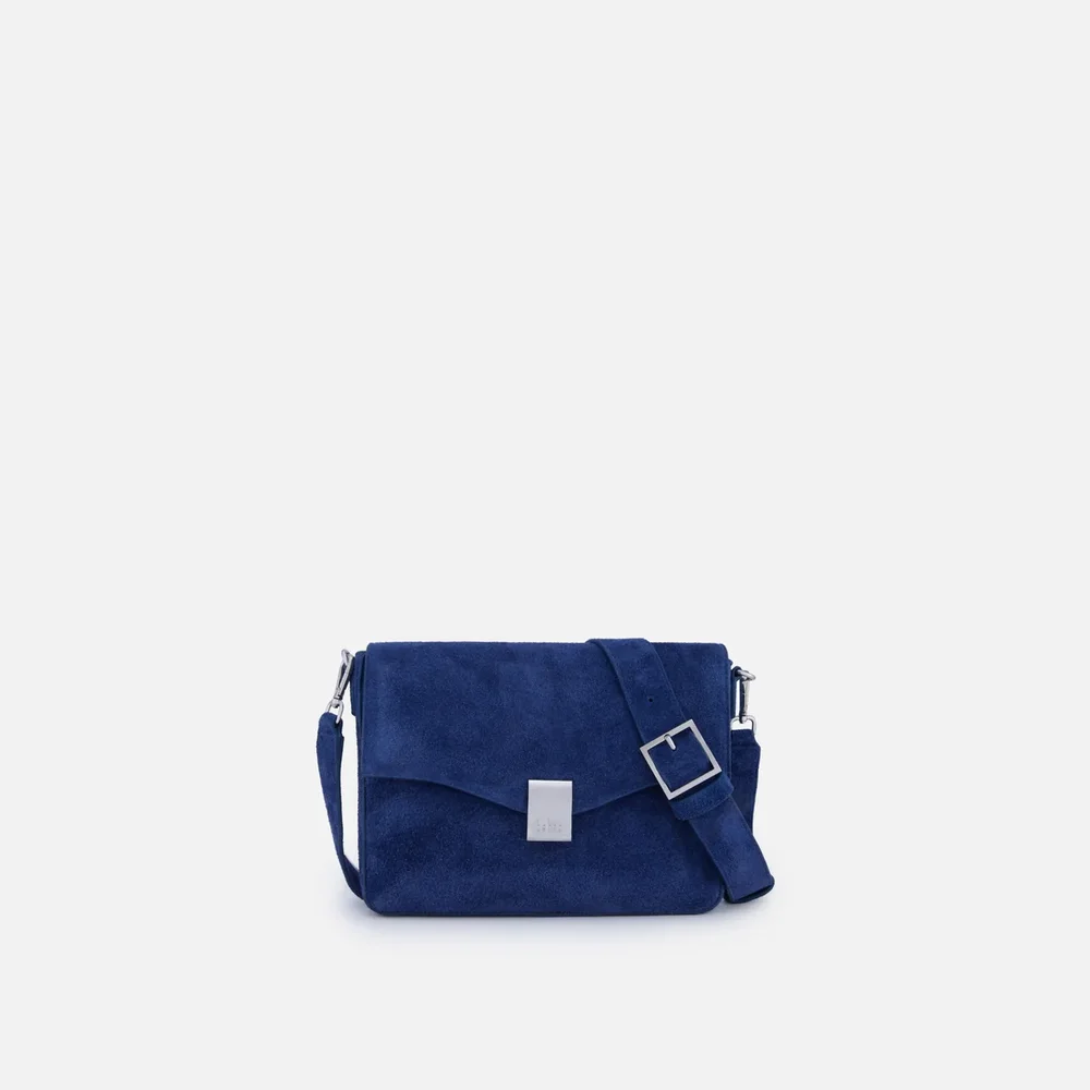 FLAP CROSSBODY SLOUCHY SUEDE WATER