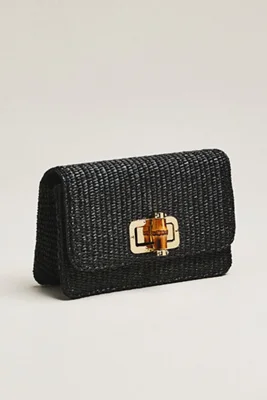 Lilly Raffia Clutch