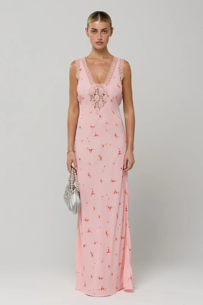 Aimee Dress in Sweet Pea