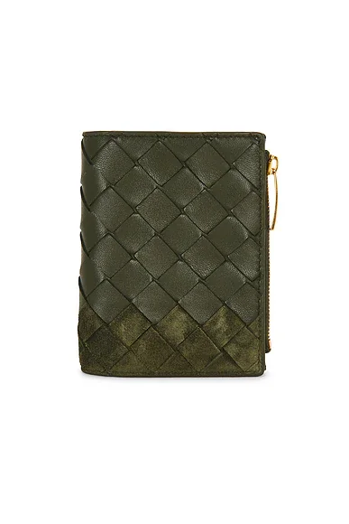 Intrecciato Small Bi-Fold Wallet