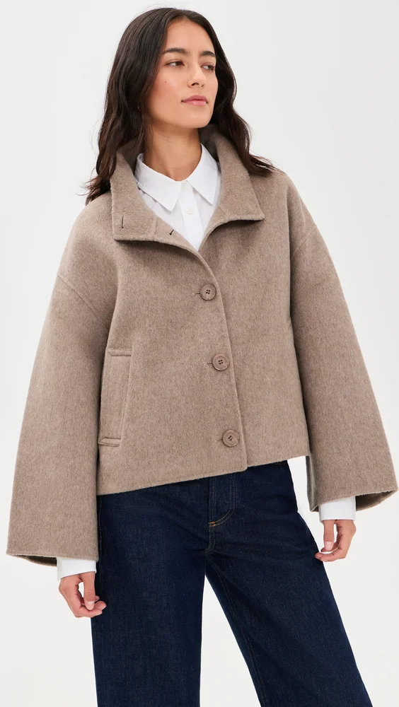 Mckenna Cropped Wool Jacket