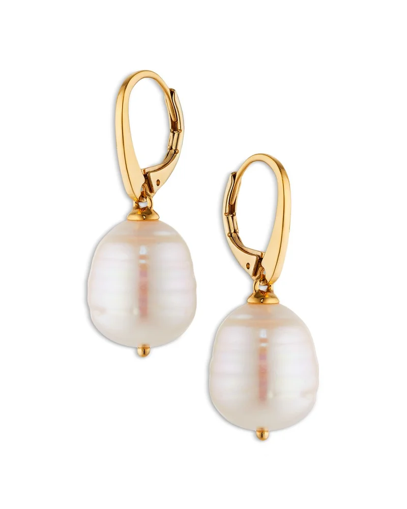 Cultured Baroque Freshwater Pearl Drop Earrings