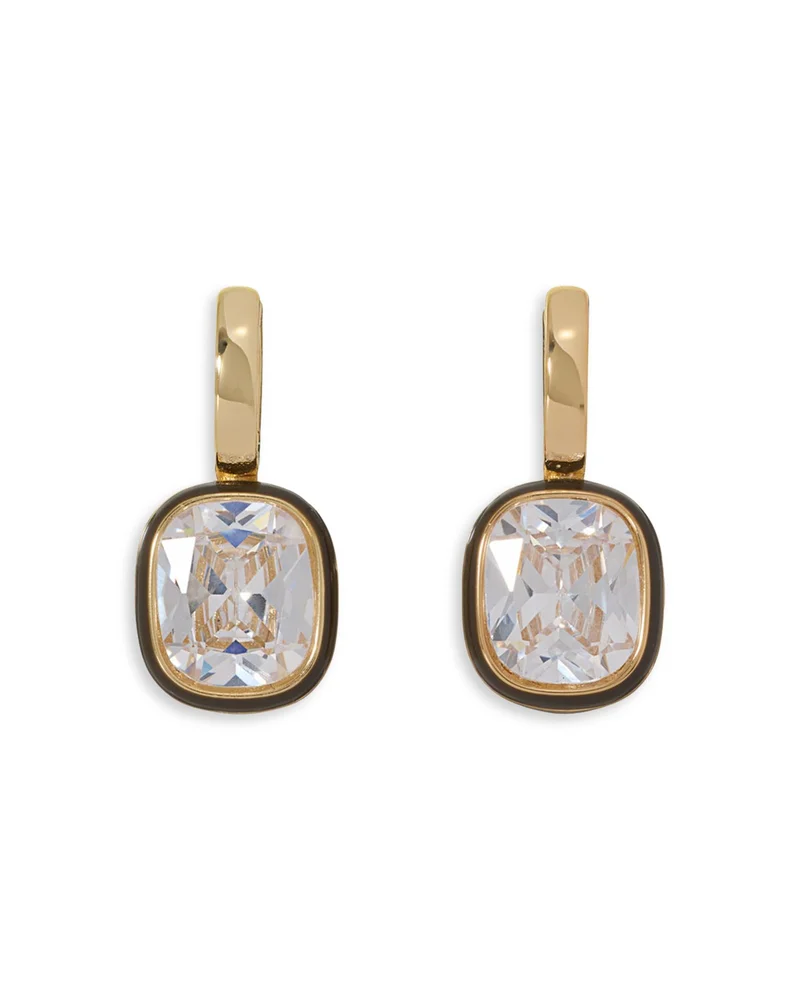 The Cubic Cushion Drop Earrings