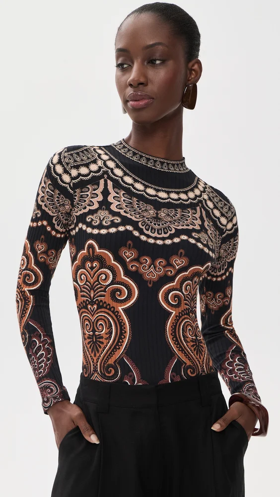 Nicole Jersey Thong Bodysuit