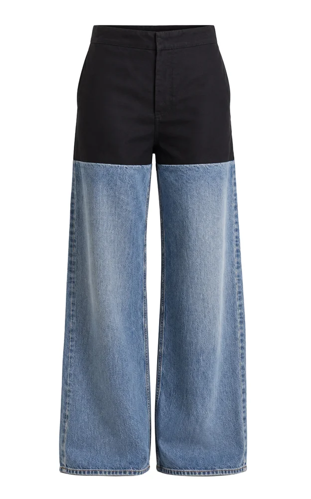 Basque Hybrid Wide-Leg Jeans