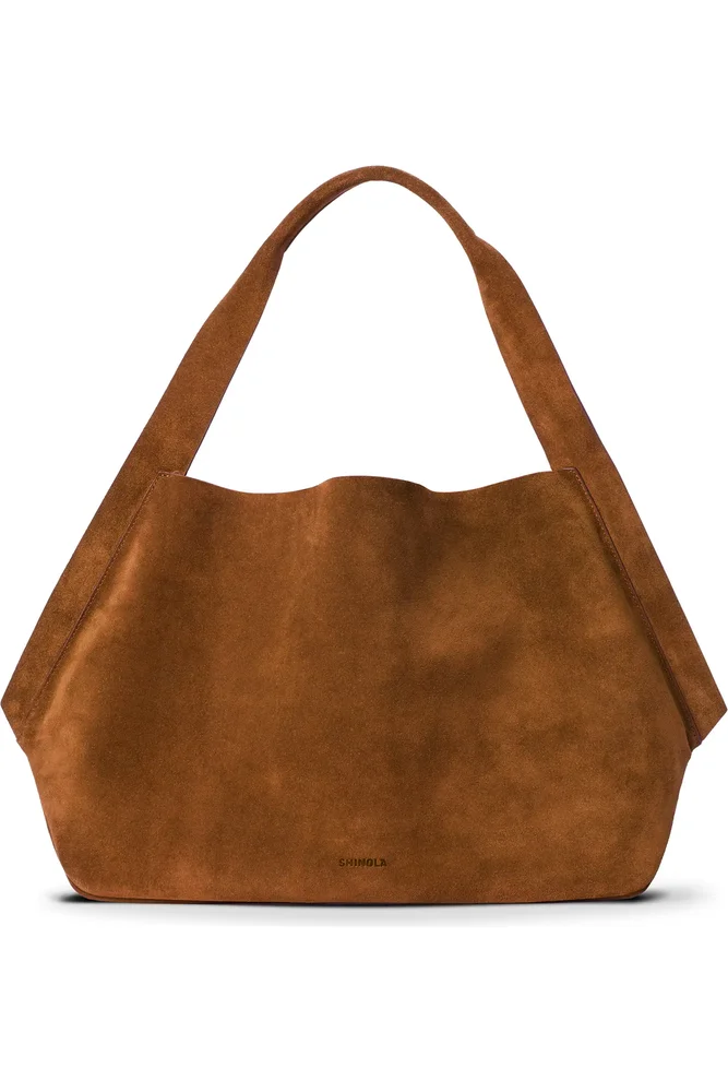 Derby Suede Shoulder Bag