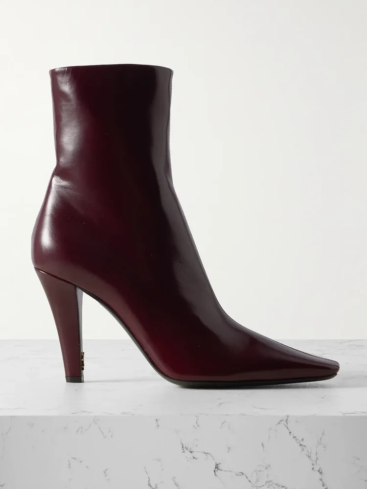 Jill patent-leather ankle boots