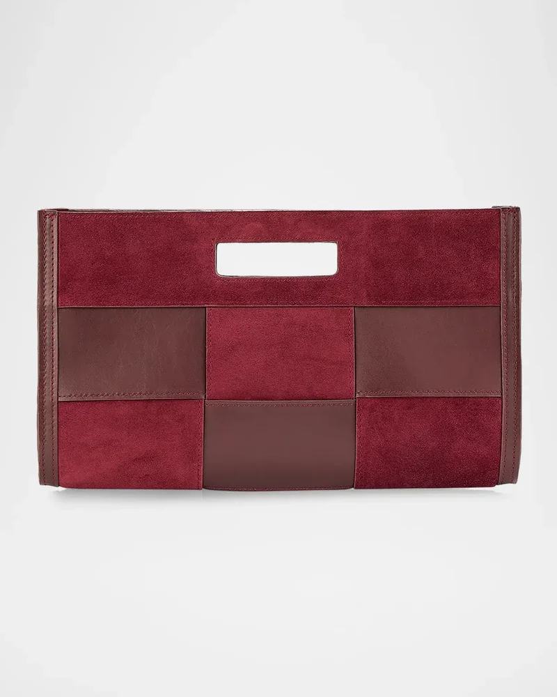 Remy Suede Clutch