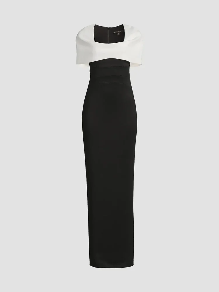 Bernice Capelet Column Gown