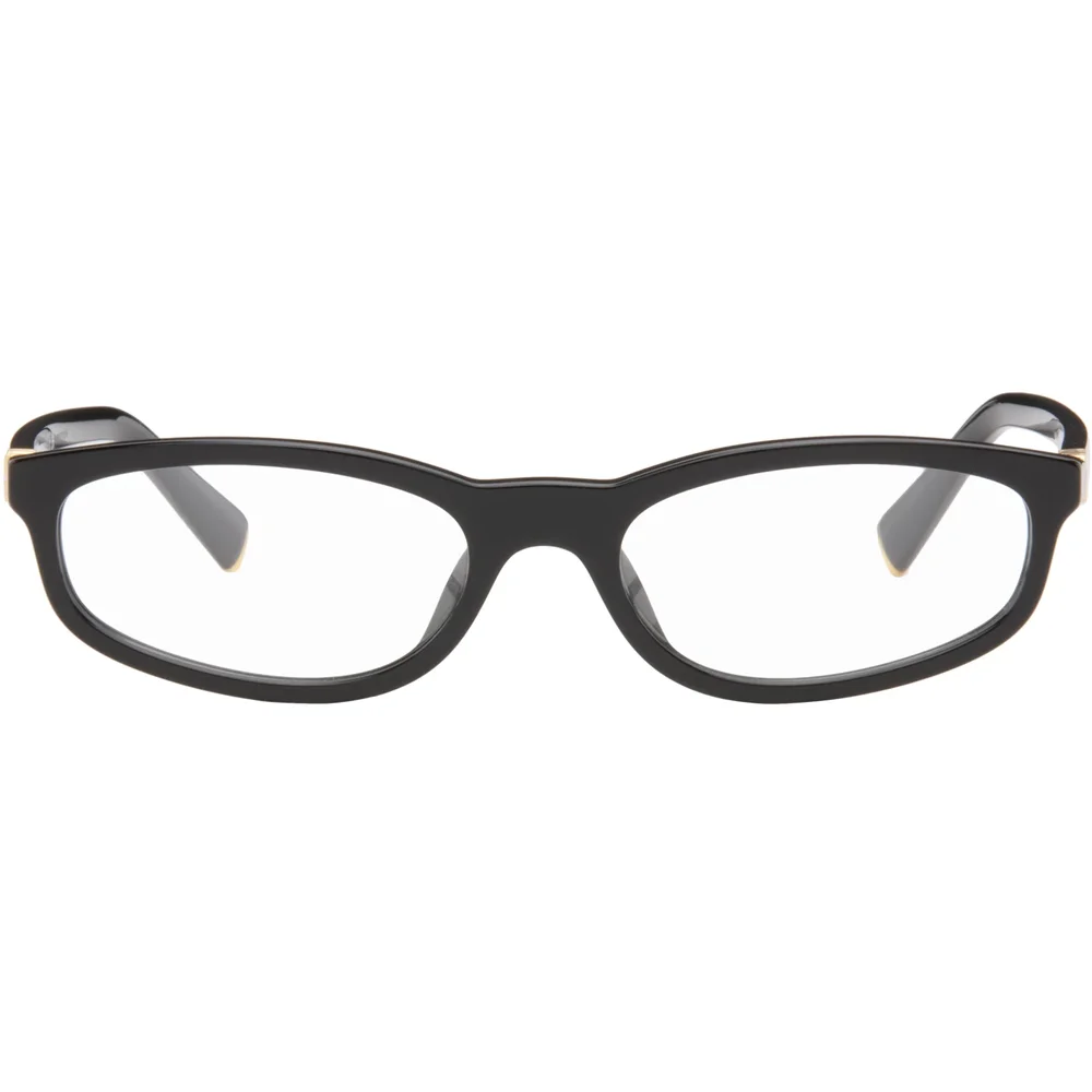 Black Slim Cateye Glasses