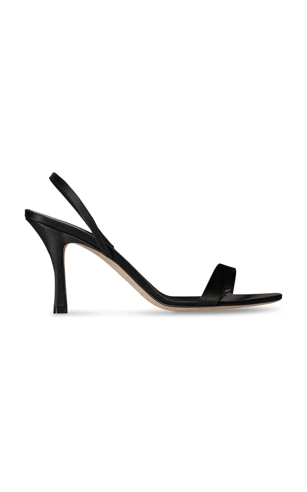 Ella Satin Slingback Sandals