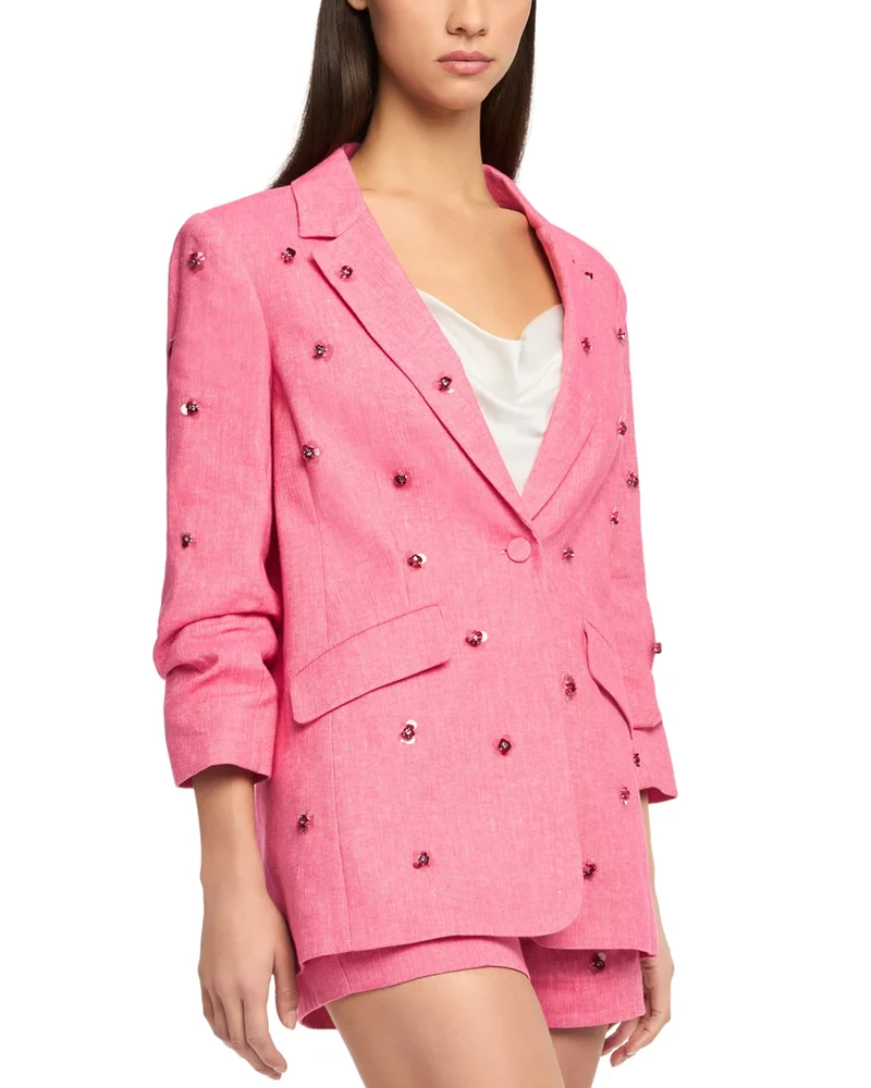 Linen & Cotton Wildflower Pailette Kylie Blazer