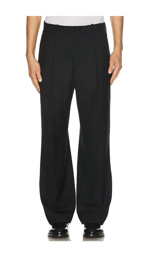Dylan Straight-Leg Wool-Blend Grain de Poudre Trousers