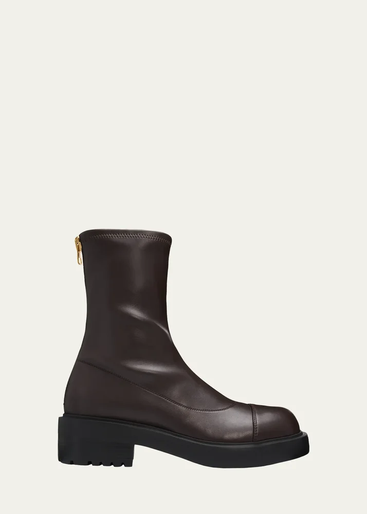 25mm Leather Combat Boots
