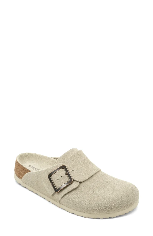 Atlas Suede Clog