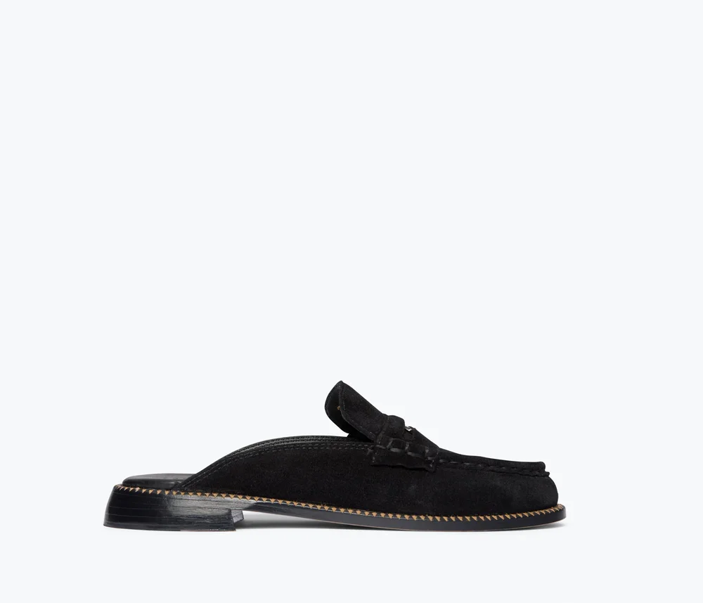 TEMI SUEDE LOAFER MULE
