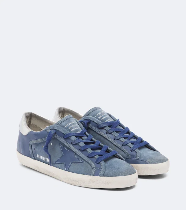 Super-Star leather and suede sneakers