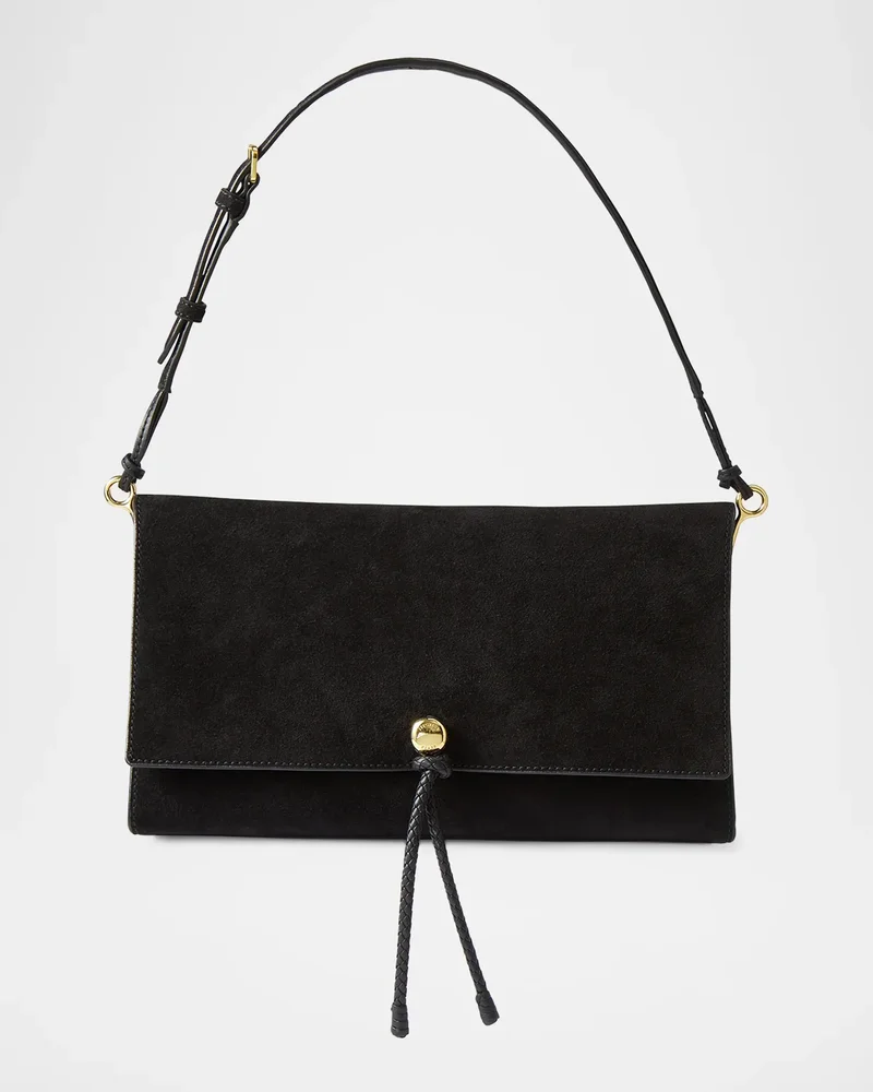 Edit Suede Shoulder Bag