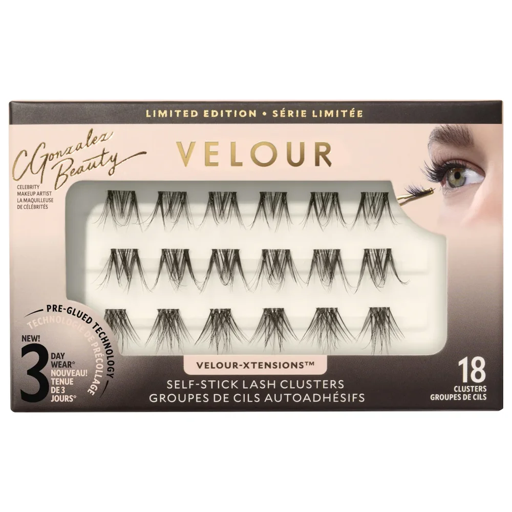 Velour x C Gonzalez Beauty Self-Stick Lash Clusters