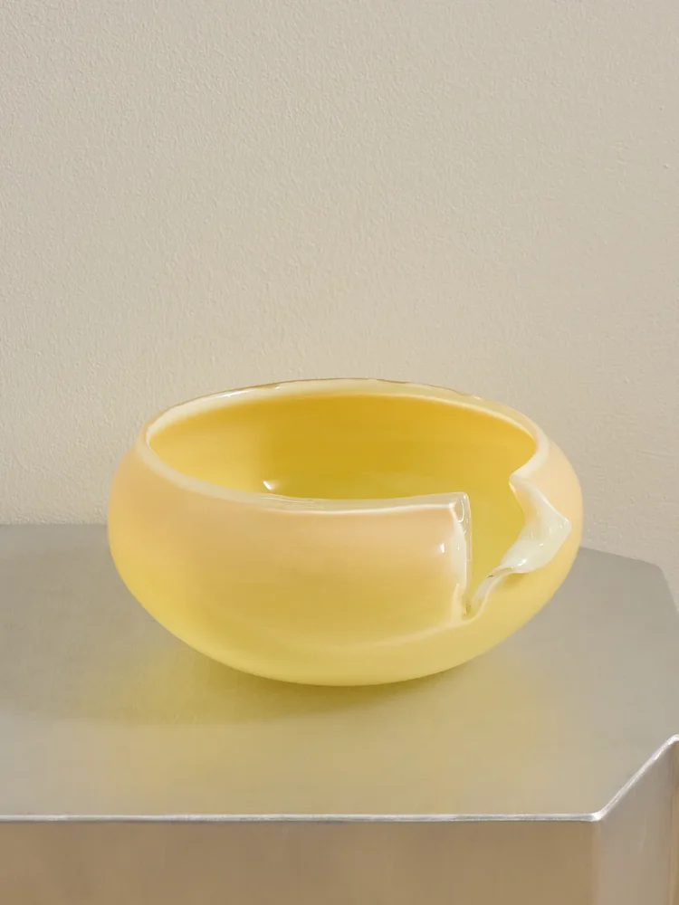 Recycled-glass bowl