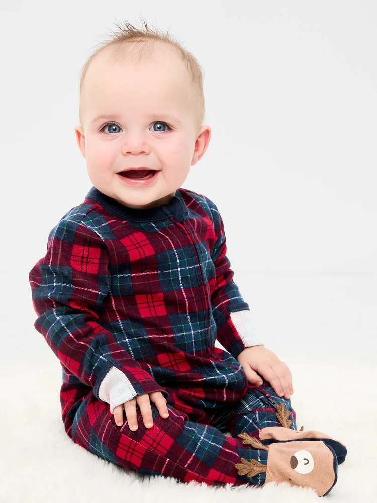 2-Way-Zip Sleep and Play Footed One-Piece for Baby