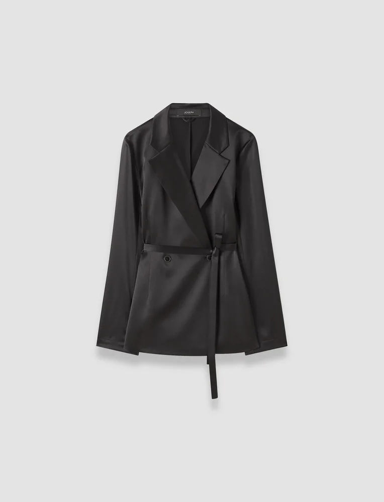 Joubert Silk Satin Jacket