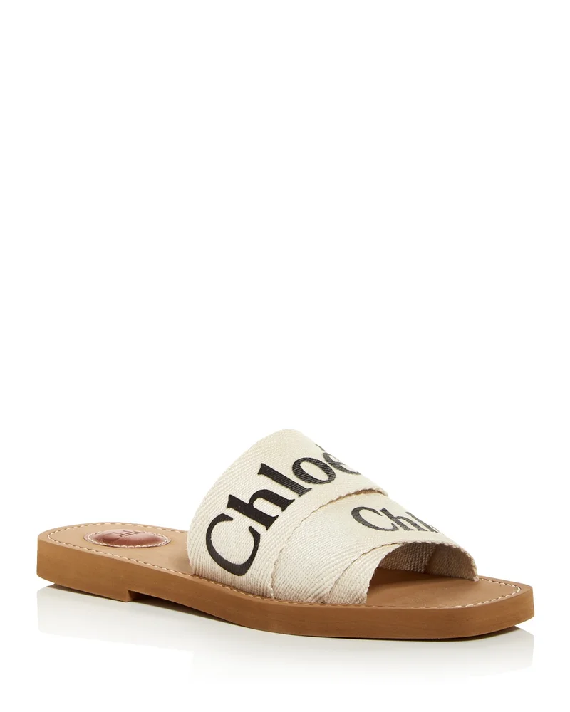 Woody Logo Slide Sandals