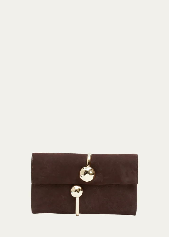 Amaya Suede Clutch