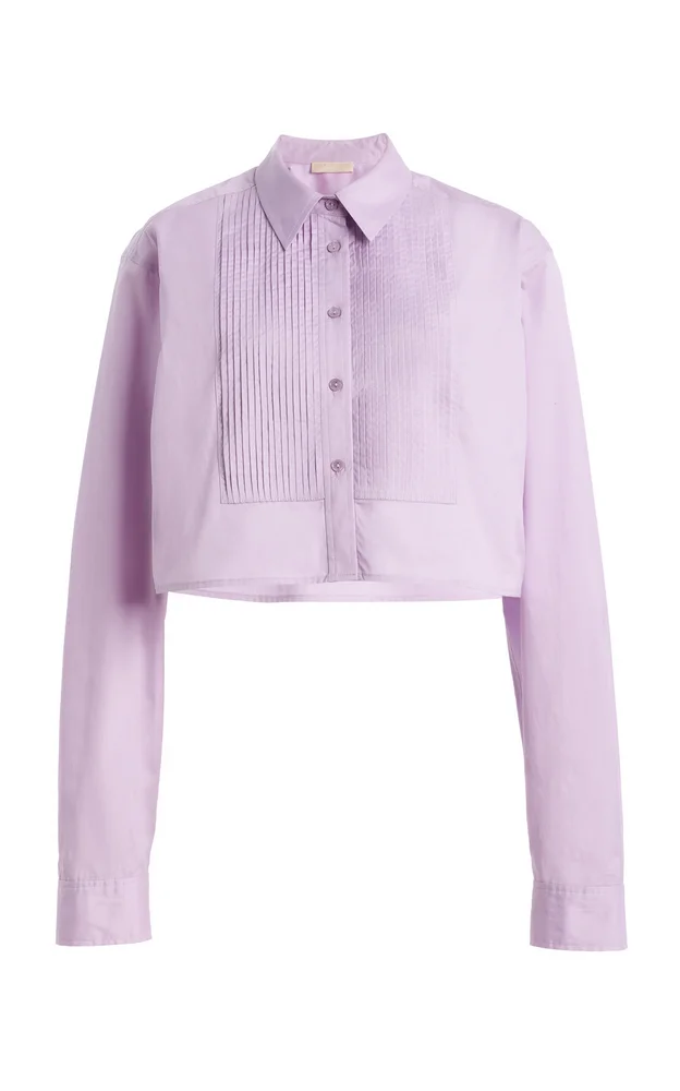 Gabriella Cotton Cropped Blouse