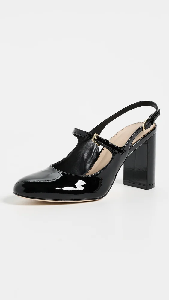 Lola Patent Slingback Heels