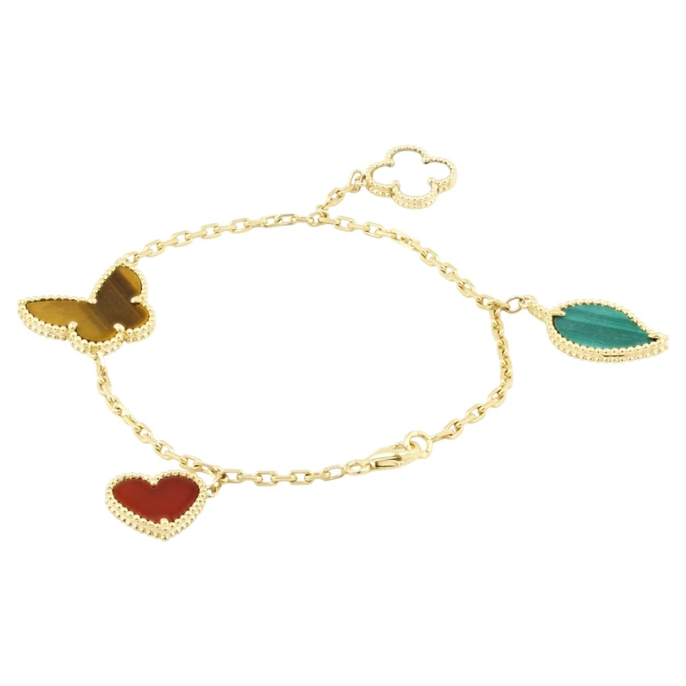 Pre-Owned Lucky Alhambra Four-Motif Bracelet
