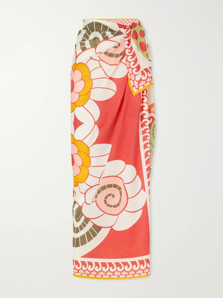 Pareo printed jersey pareo