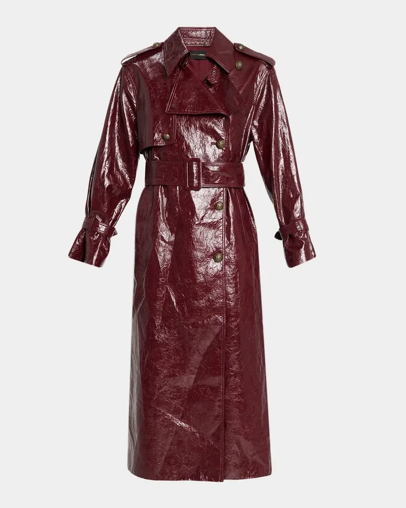 Rose Coated Longline Coat
