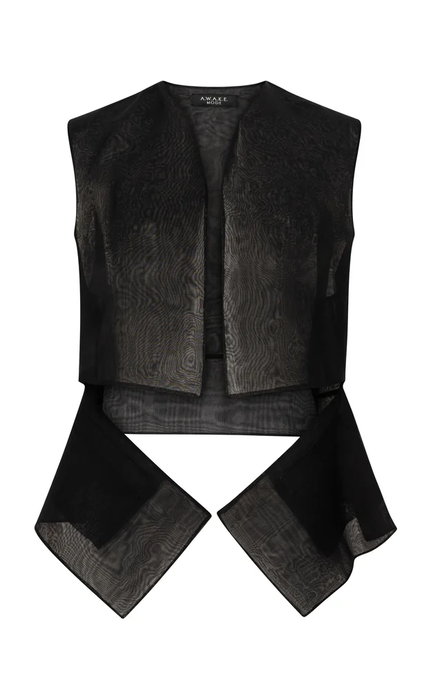 Oversized SIlk Vest