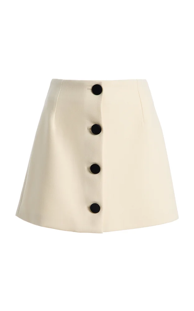 Exclusive Lucio Crepe Mini Skirt