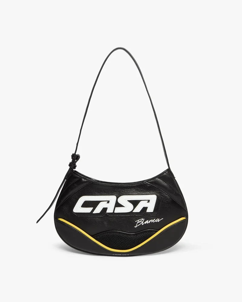 Black Slim Biker Bag