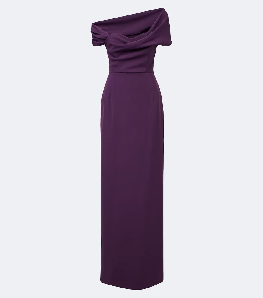 Sofia crêpe gown