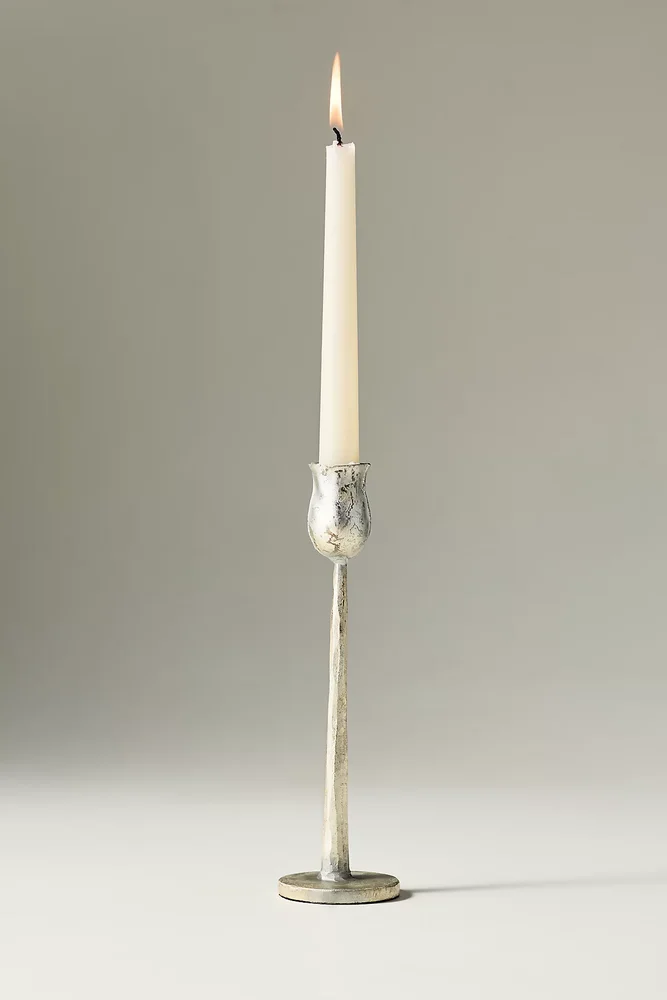 Aurora Metal Taper Candle Holder, Medium