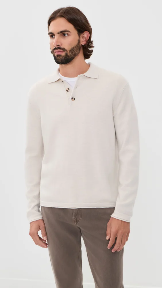 Merino Polo Sweater