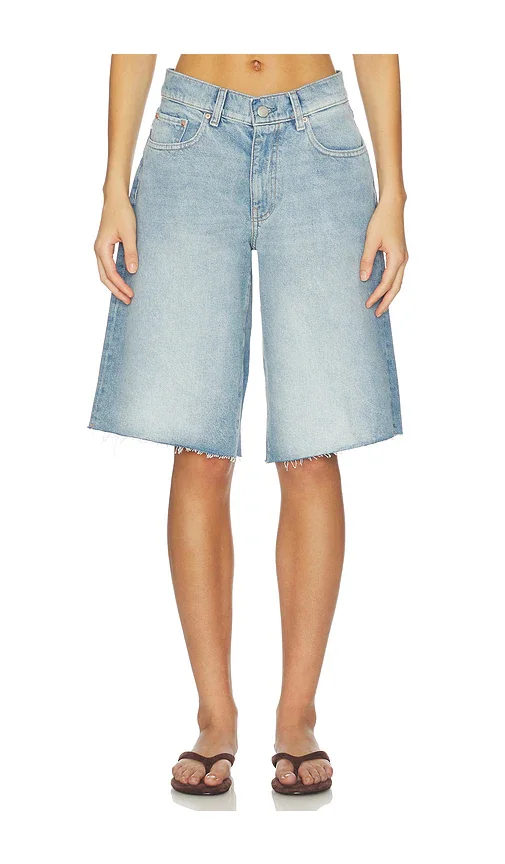 Abby Low Rise Relaxed Denim Short