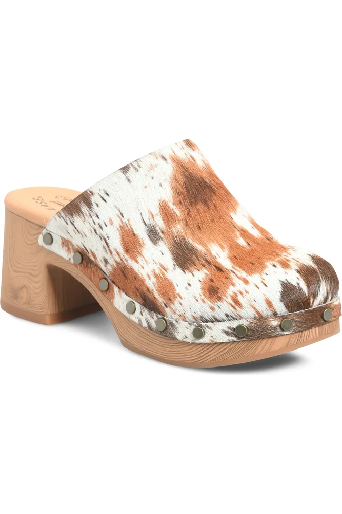 Talisa Genuine Calf Hair Clog
