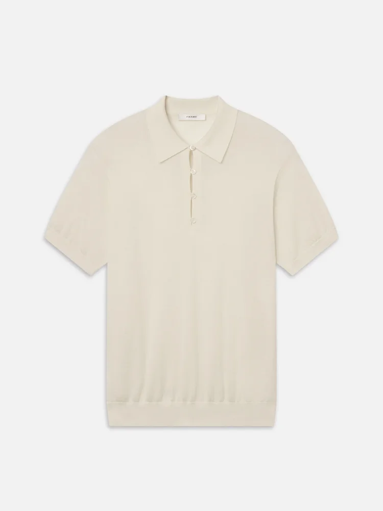 The Cashmere Polo -- Cream