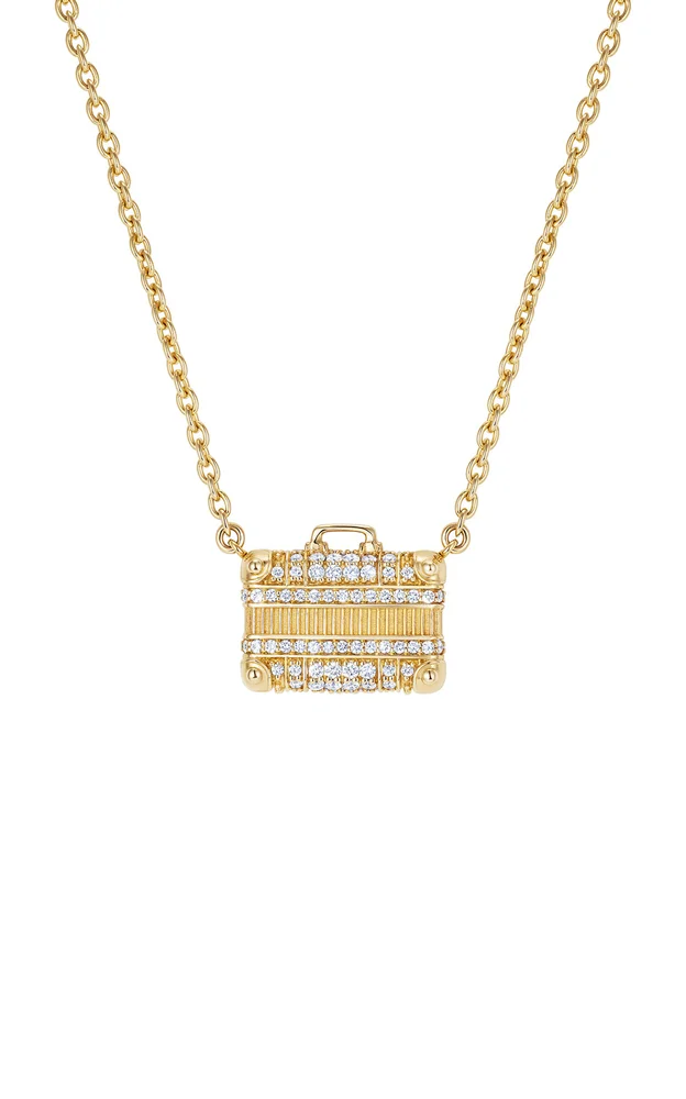 NeverNoT Travel 14K Yellow Gold Small Necklace