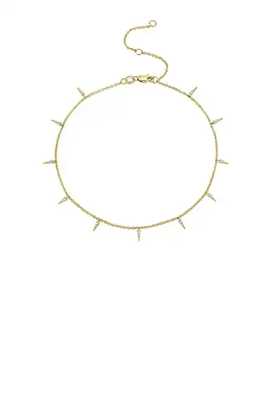 Small Pave Fringe Anklet