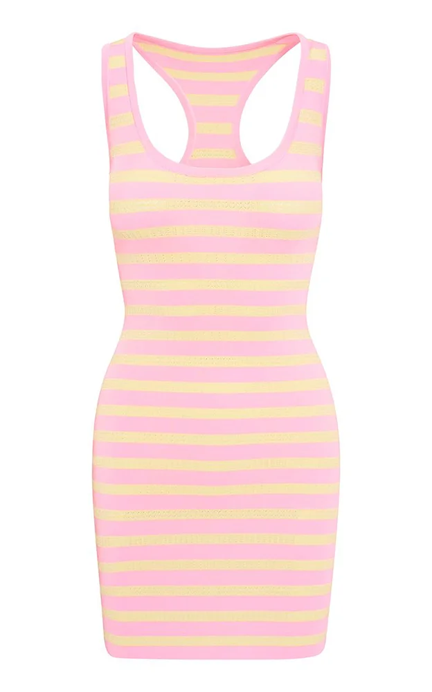 Gayle Striped Mini Dress
