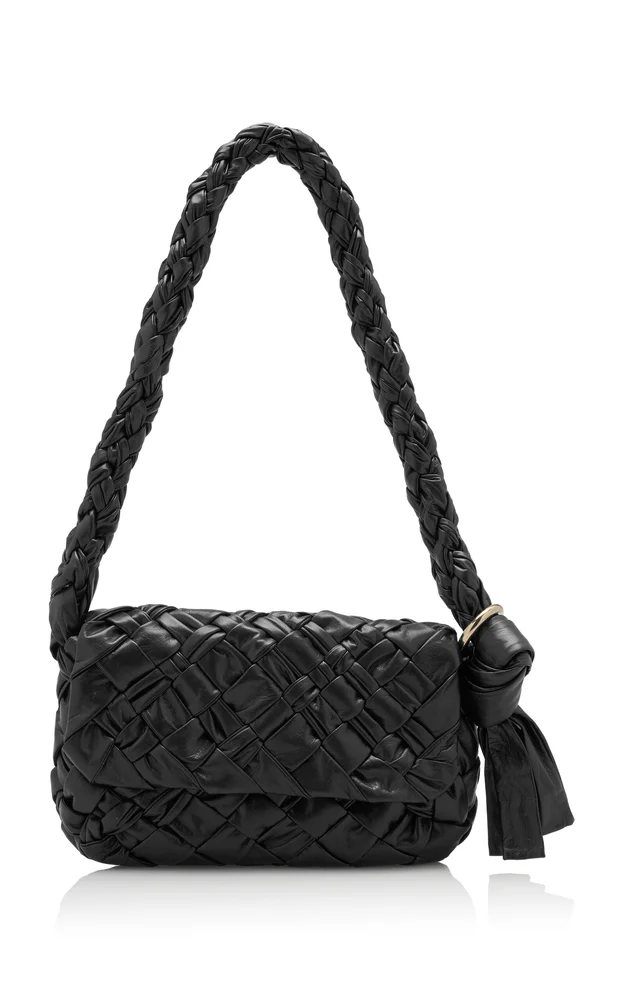 Kalimero Citta' Intrecciato Leather Bag