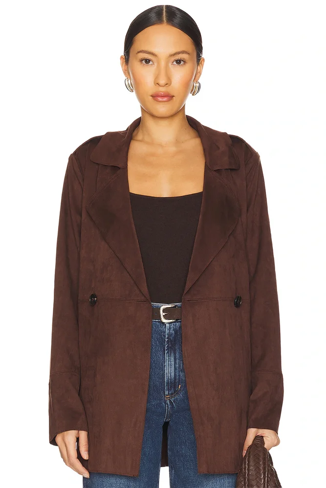 Faux Suede Lana Jacket