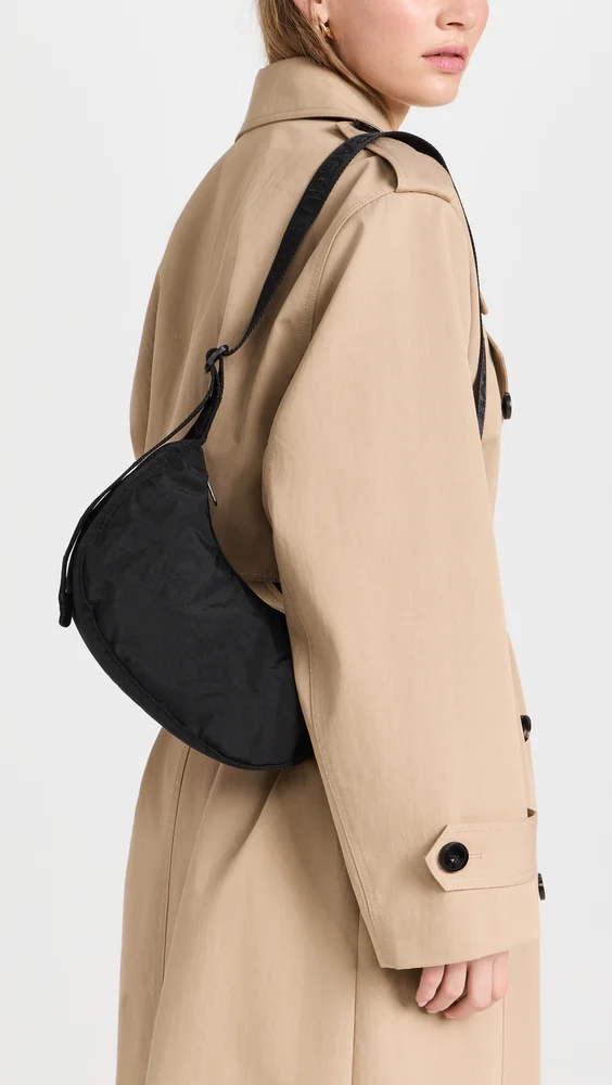 Small Nylon Crescent Bag