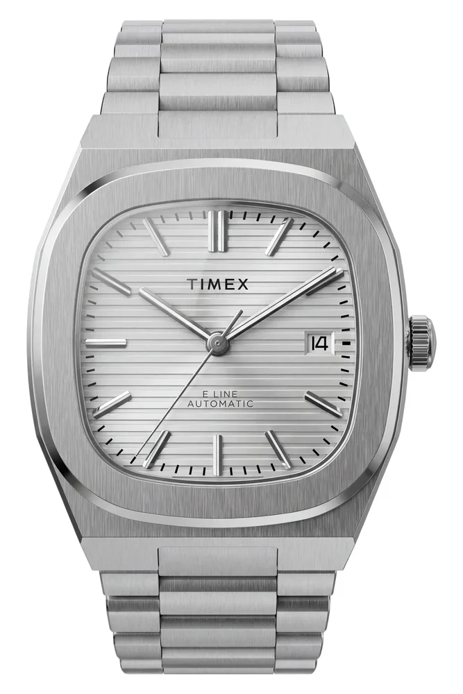 E Line Automatic Bracelet Watch, 38mm