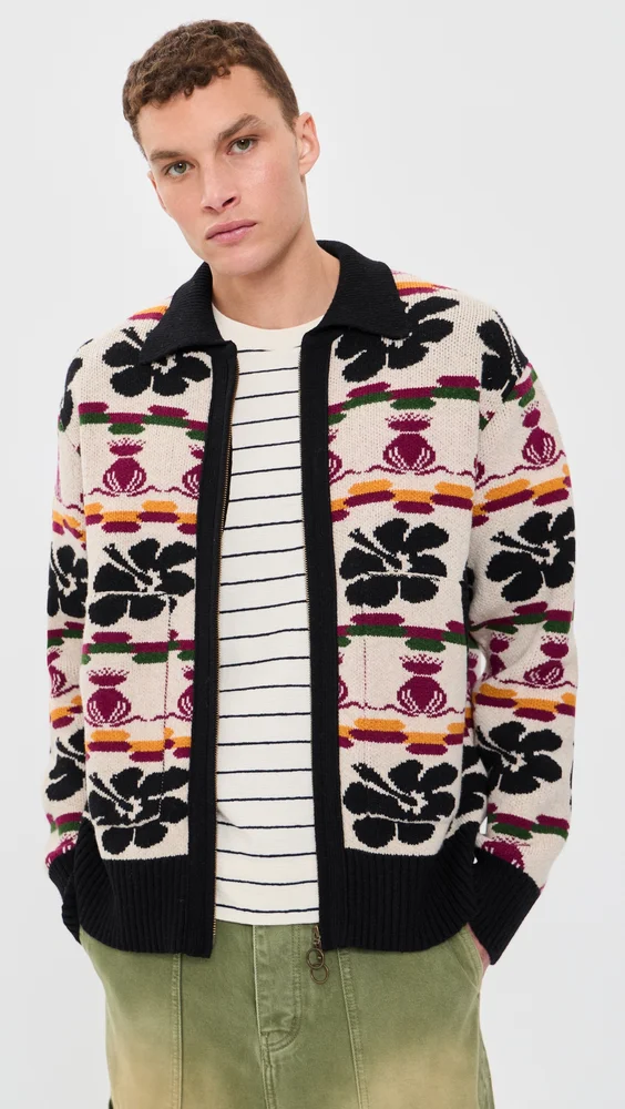 Hibiscus Cardigan